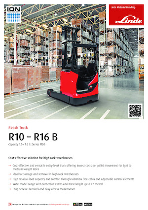 Reachtrucks Linde R10B triplex