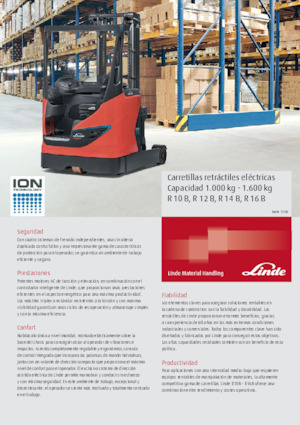 Reachtrucks Linde R10B triplex