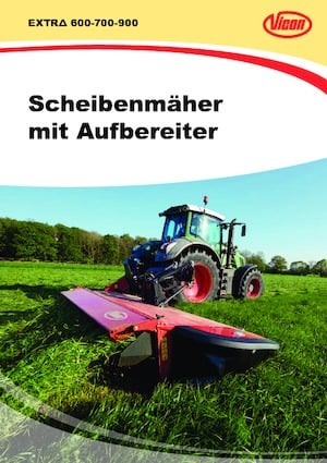 Achtermaaier - Schijf met kneuzer Vicon Extra 736 T