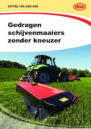 Achtermaaier - Schijf zonder kneuzer Vicon Extra 340