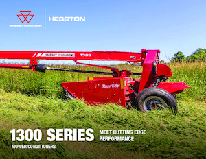 Achtermaaier - Schijf met kneuzer Massey Ferguson 1373
