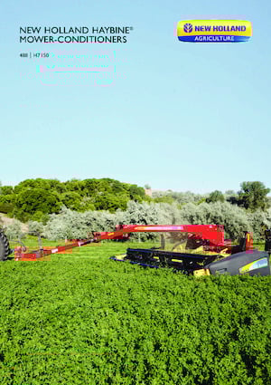 Achtermaaier - Schijf met kneuzer New Holland 488