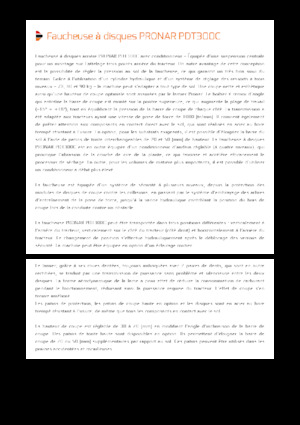 Achtermaaier - Schijf met kneuzer Pronar PDT 300 C