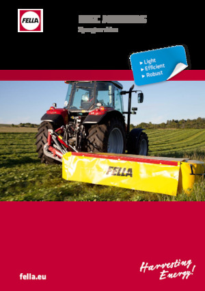 Achtermaaier - Schijf zonder kneuzer Fella SM 208 InLine