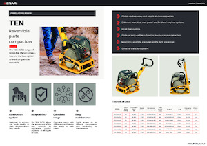 Omkeerbare Trilplaten Enar TEN 3040DH