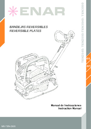 Omkeerbare Trilplaten Enar TEN 3040DH