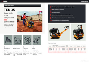 Omkeerbare Trilplaten Enar TEN 35GHEL