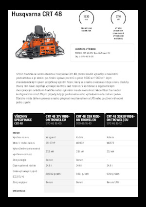 2 zits Husqvarna CRT 48