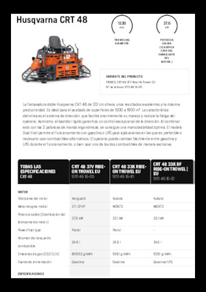 2 zits Husqvarna CRT 48