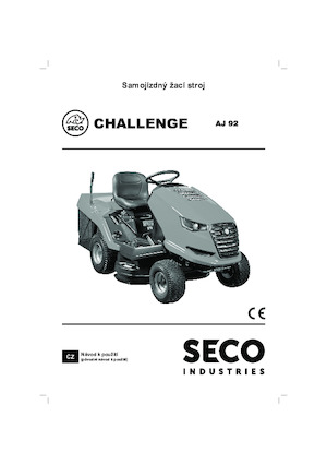 Zitmaaiers en Tuin tractoren SECO Challenge AJ V1