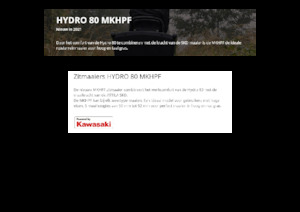 Zitmaaiers en Tuin tractoren Etesia HYDRO 80 MKHPF