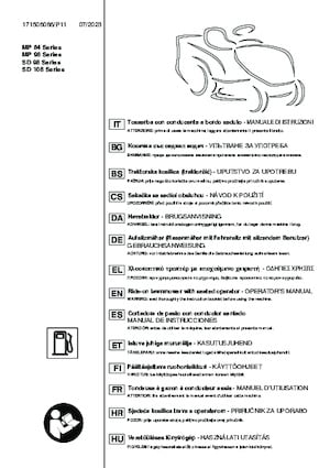 Zitmaaiers en Tuin tractoren Mountfield MTF 108H SD