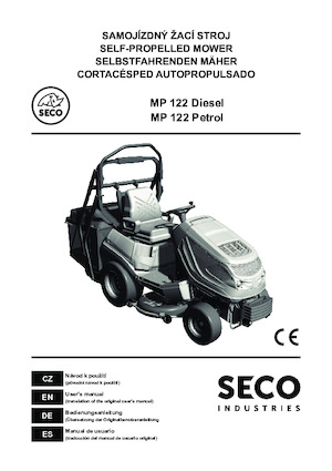 Zitmaaiers en Tuin tractoren SECO SECO MP 122D