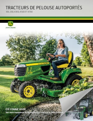 Zitmaaiers en Tuin tractoren John Deere X370