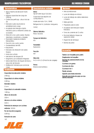 Telescoopladers JLG 2906 H