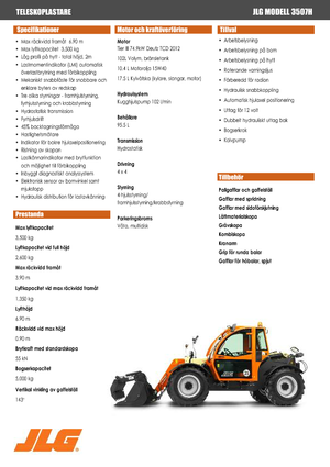 Telescoopladers JLG 3507 H
