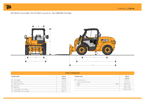Telescoopladers JCB 520-40