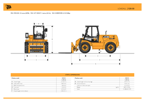 Telescoopladers JCB 520-50