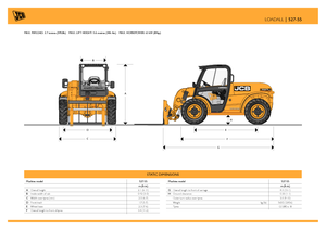 Telescoopladers JCB 527-55