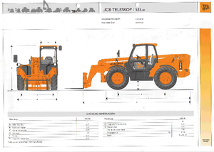 Telescoopladers JCB 535-140