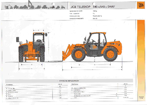 Telescoopladers JCB 540-70
