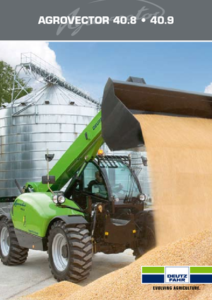 Telescoopladers DEUTZ-FAHR Agrovector 40.8
