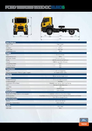 Bakwagen Ford 1833D DC