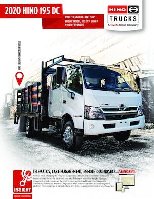 Bakwagen Hino 2020 HINO 195 DC 4x2