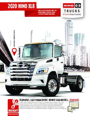 Bakwagen Hino 2020 HINO XL8 4x2