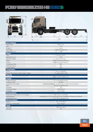 Bakwagen Ford 2533 HR