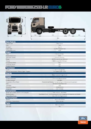 Bakwagen Ford 2533 LR