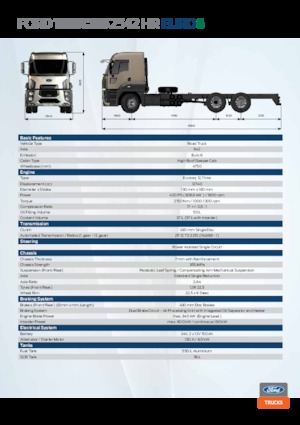 Bakwagen Ford 2542 HR