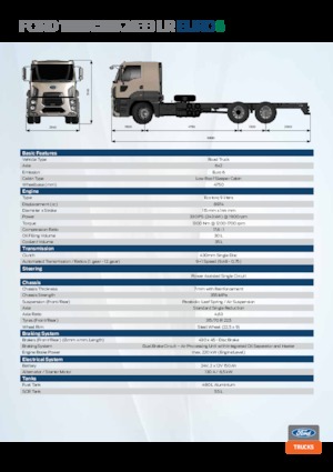 Bakwagen Ford 2633 LR