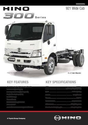 Bakwagen Hino 300 921 WIDE