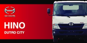 Bakwagen Hino 300 DUTRO CITY 4x2