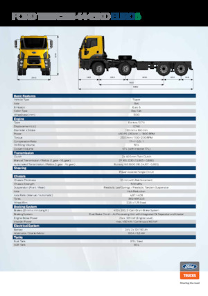 Bakwagen Ford 4445 XD