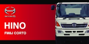 Bakwagen Hino 500 FM8J CORTO 6x4