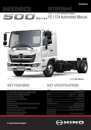 Bakwagen Hino 500 FD 1124 4x2