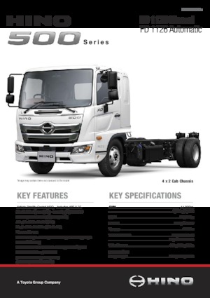 Bakwagen Hino 500 FD 1126 4x2