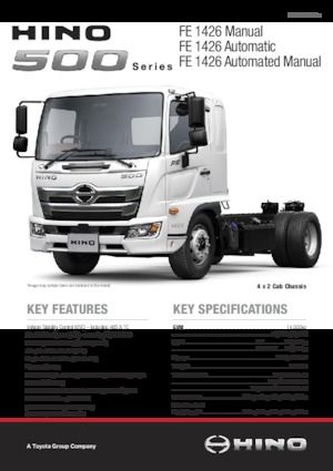 Bakwagen Hino 500 FE 1426 4x2