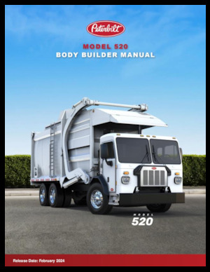 Bakwagen Peterbilt 520 Cummins L9N