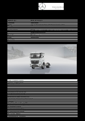 Bakwagen Mercedes-Benz Arocs 1843 LK 4x2