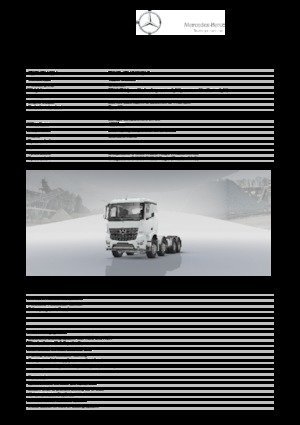 Bakwagen Mercedes-Benz Arocs 4153 K 8x4