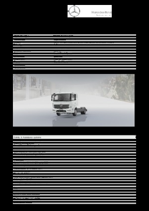 Bakwagen Mercedes-Benz Atego 716 L 4x2