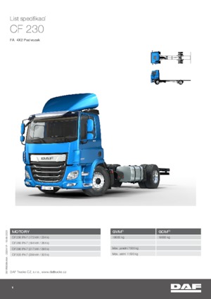 Bakwagen DAF CF 230 FA