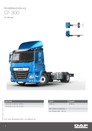 Bakwagen DAF CF 300 FA
