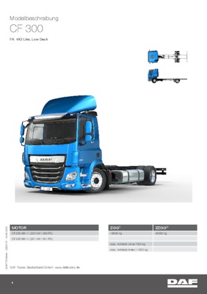 Bakwagen DAF CF 300 FA Low Deck LH
