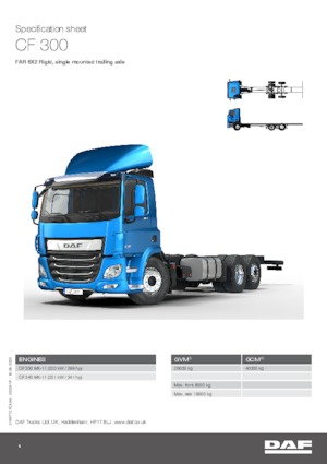 Bakwagen DAF CF 300 FAR