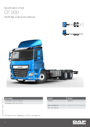 Bakwagen DAF CF 300 FAS