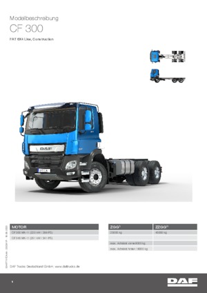 Bakwagen DAF CF 300 FAT Construction